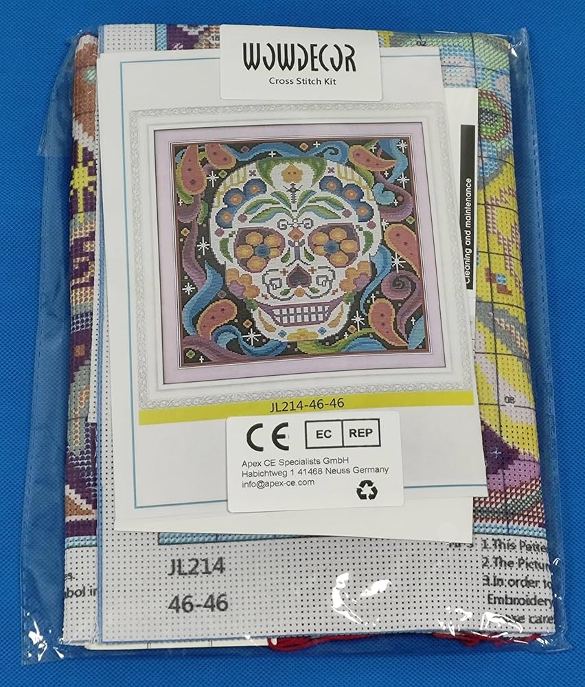 Amazon | WOWDECOR クロスステッチキット 11CT プリント済み刺繍